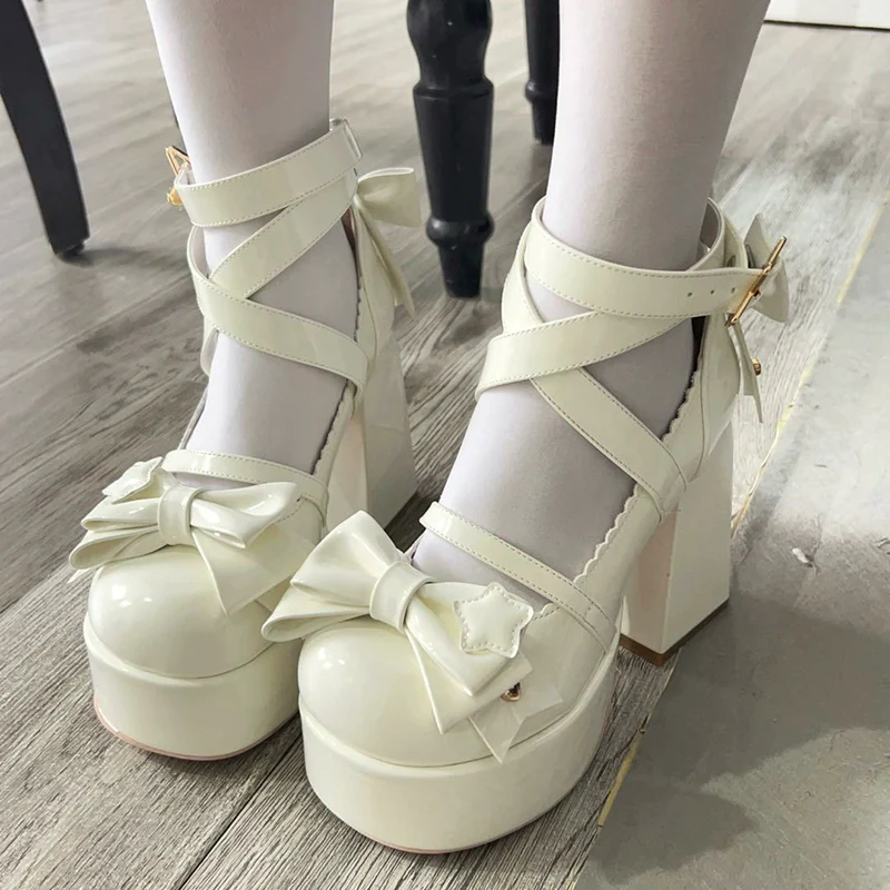 Beauty Bunny - Star Prayer - Kawaii Lolita Shoes Round Toe Summer Heels - Image 19