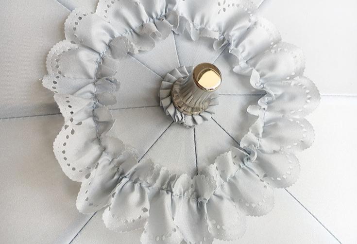 Classic Lolita Parasol, Two-Folded Umbrella for Daily Use - Image 9