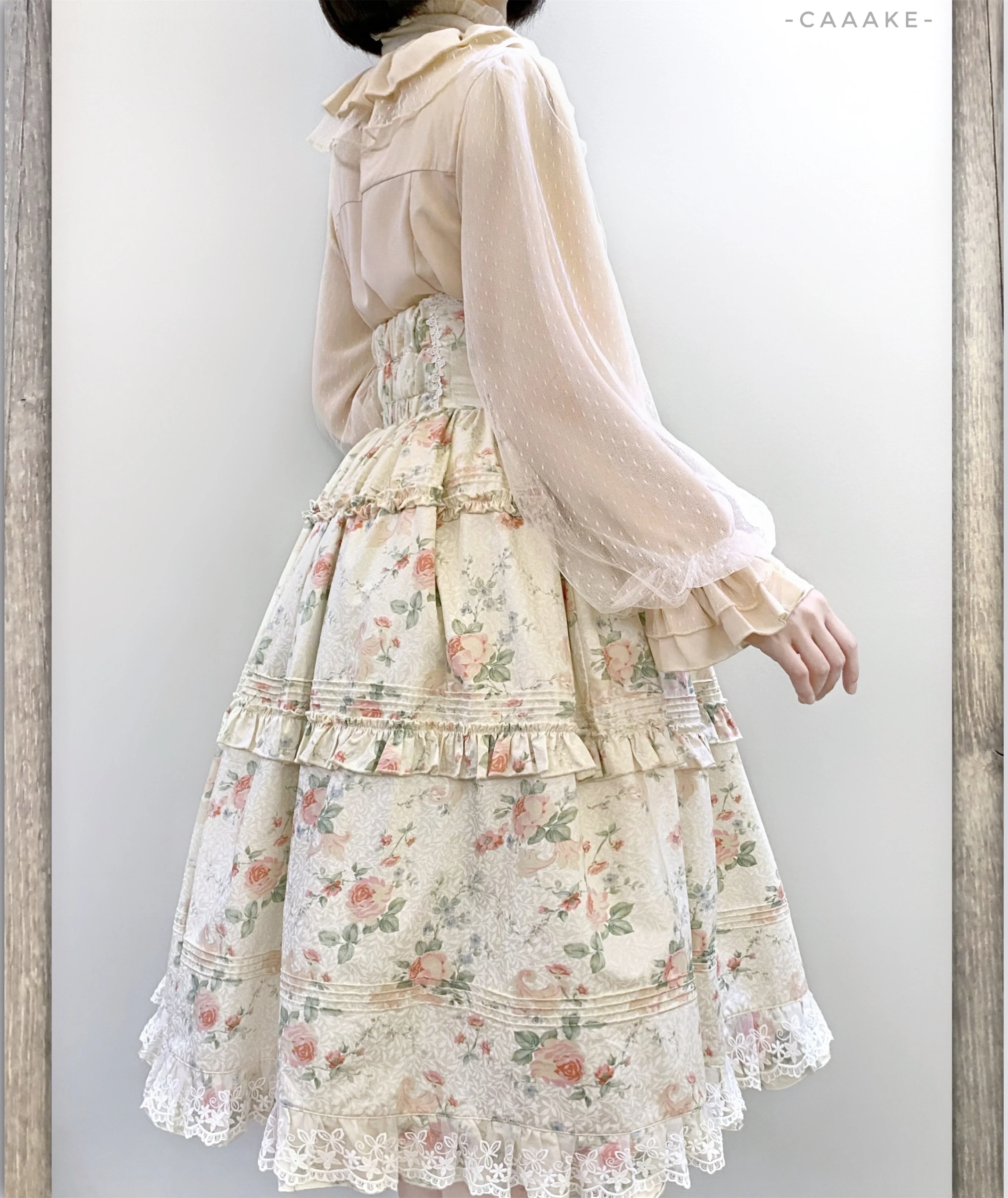 Kencrlo - Dim Moonlight - Classic Lolita Chiffon Yarn Inner Blouse - Image 10