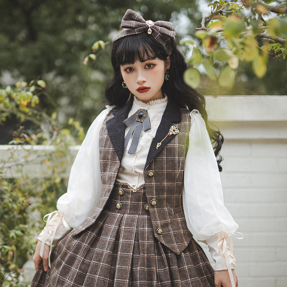 Miss point - Rose Silhouette - Lace Bow KC Lolita Accessories - Image 3