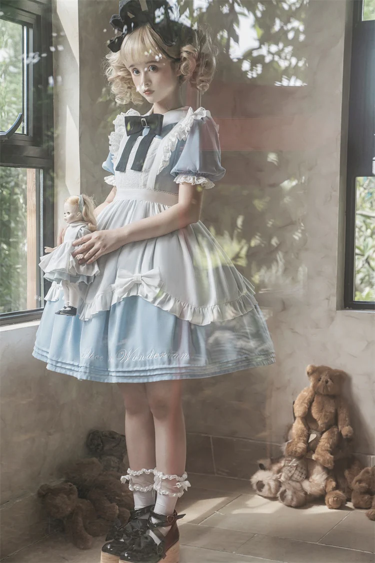 Sweet Alice - Short Sleeves Maid Lolita OP - Image 27