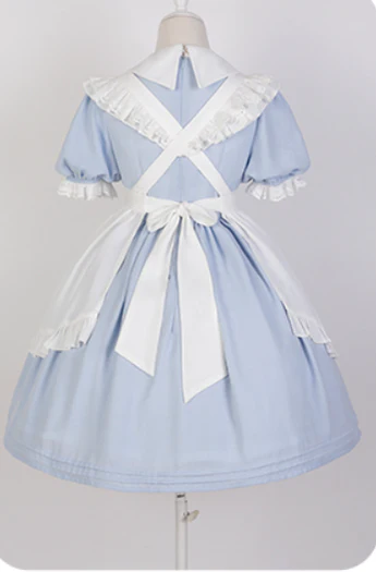 Sweet Alice - Short Sleeves Maid Lolita OP - Image 34