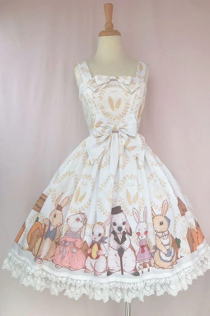 Harvest Time At Rabbit Farm - Lolita JSK Dress - Image 7