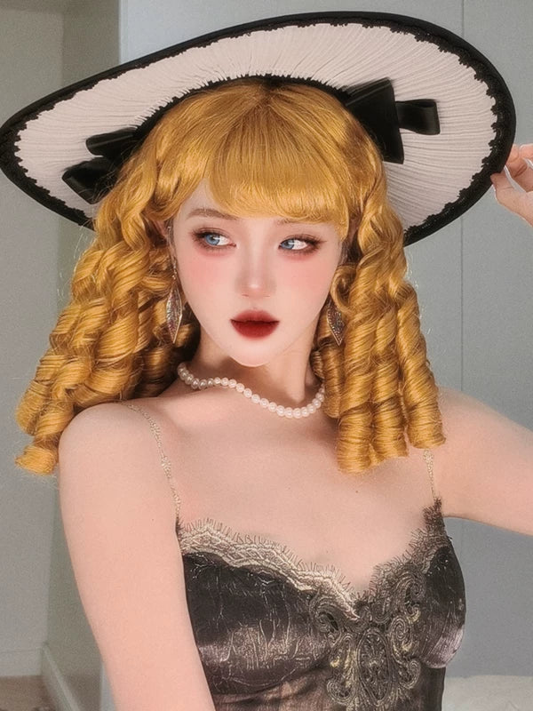Lolita Roman Roll Wig, Shape-Resistant Fiber - Image 9