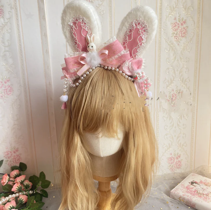 Han Lolita Pink Head Accessory - Image 2