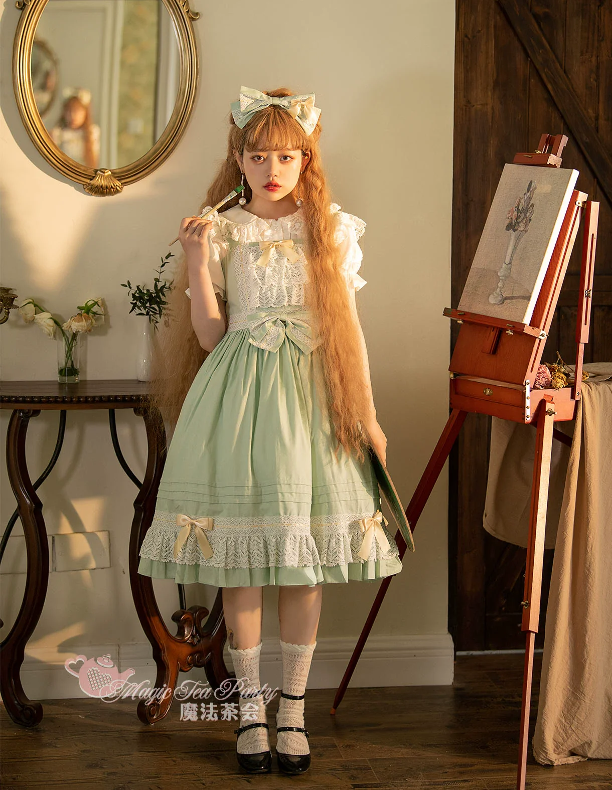 Cute Lolita Jumper Dress Multicolors JSK - Image 21