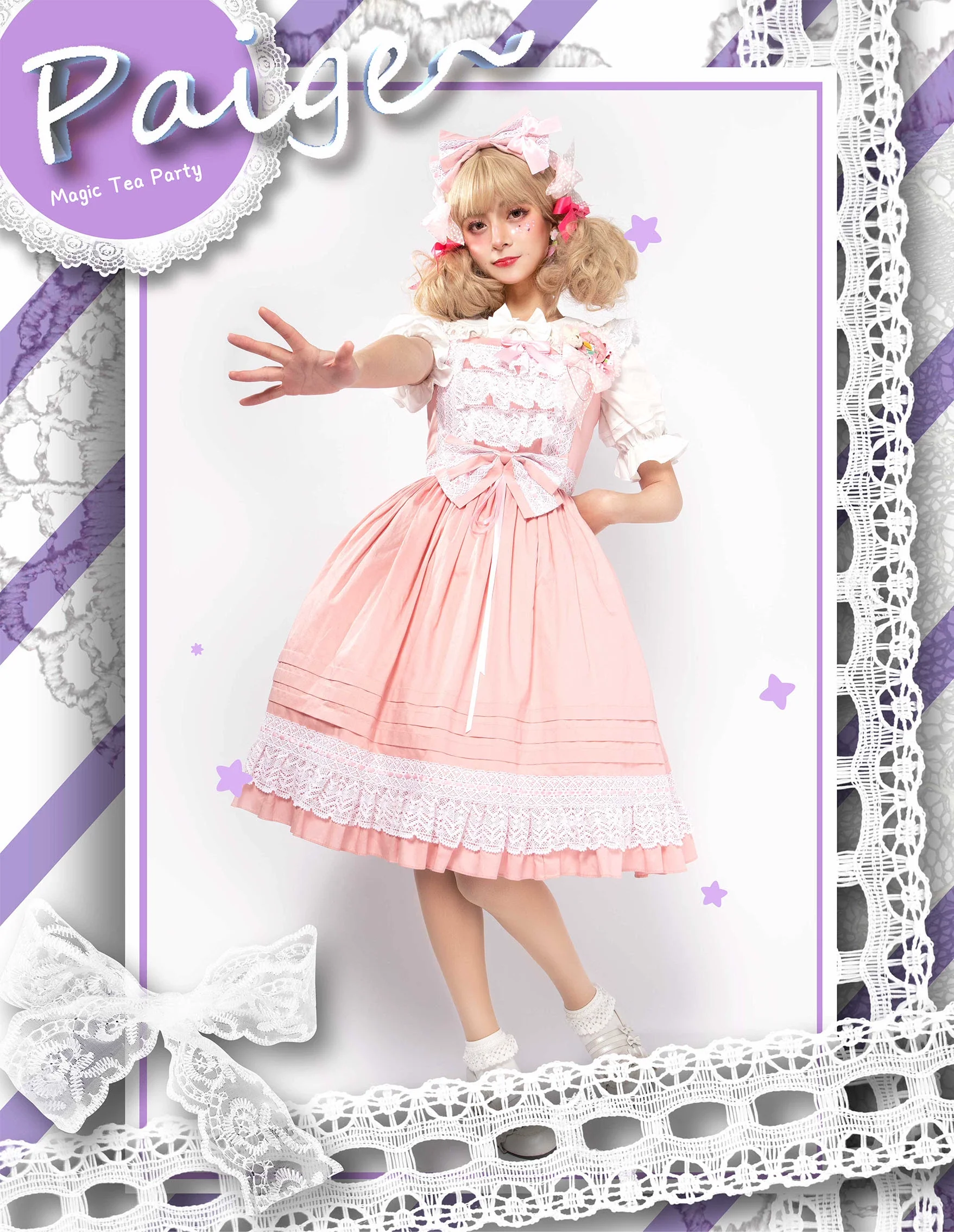 Cute Lolita Jumper Dress Multicolors JSK - Image 32
