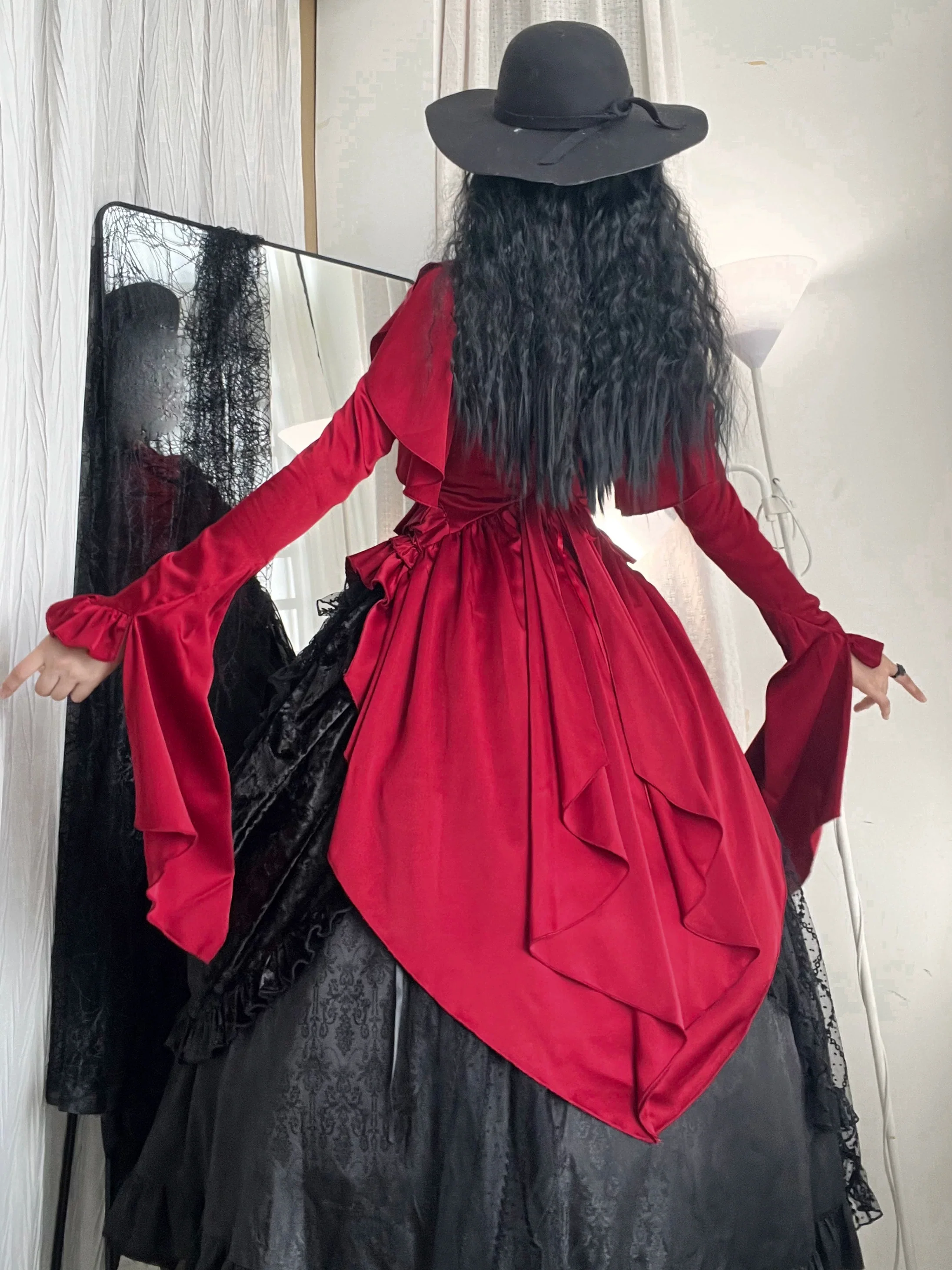 Abyssal Echo - Mermaid Inspired Ouji Lolita Shirt & Side Zipper SK Dress - Image 45