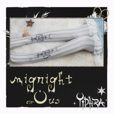Midnight Circus - Argyle Digital Print Lolita Tights - Image 22