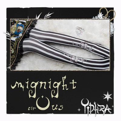 Midnight Circus - Argyle Digital Print Lolita Tights - Image 26
