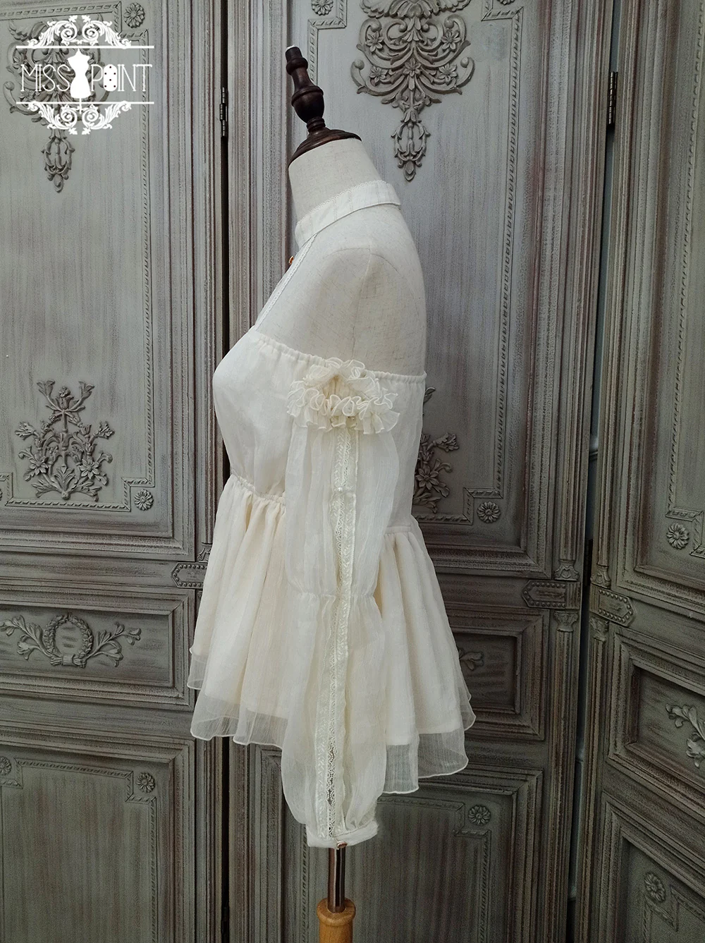 Dusk Bester - Egyptian Lolita Halter Attached Sleeve Blouse - Image 47