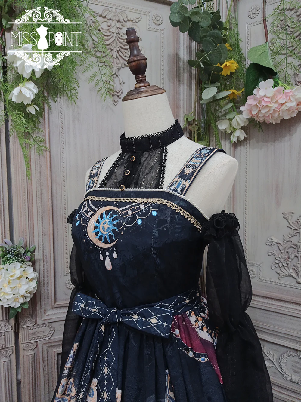 Dusk Bester - Egyptian Lolita Halter Attached Sleeve Blouse - Image 52