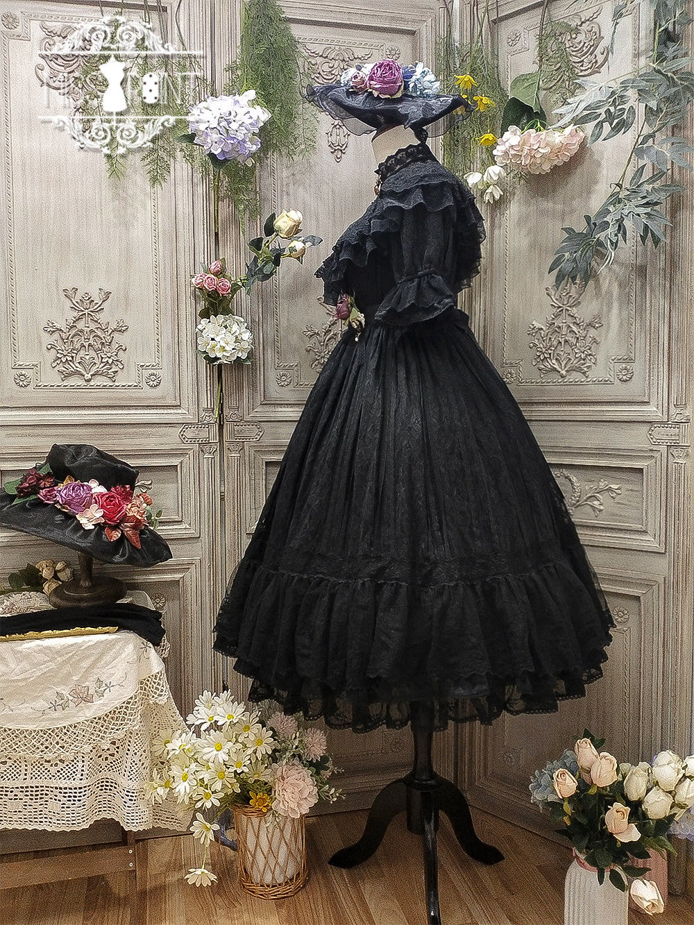 Woody Rose - Pure Color Lolita OP - Image 48