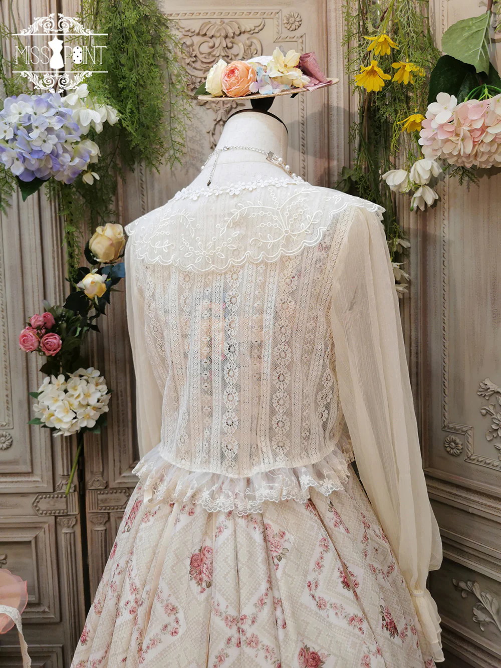 Woody Rose - Elegant Retro Lolita Blouse - Image 20