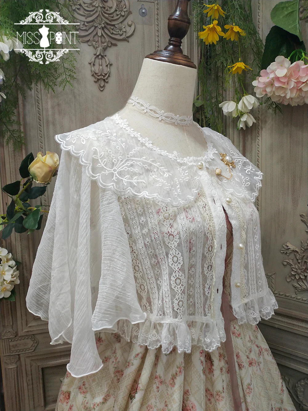 Woody Rose - Elegant Retro Lolita Blouse - Image 21
