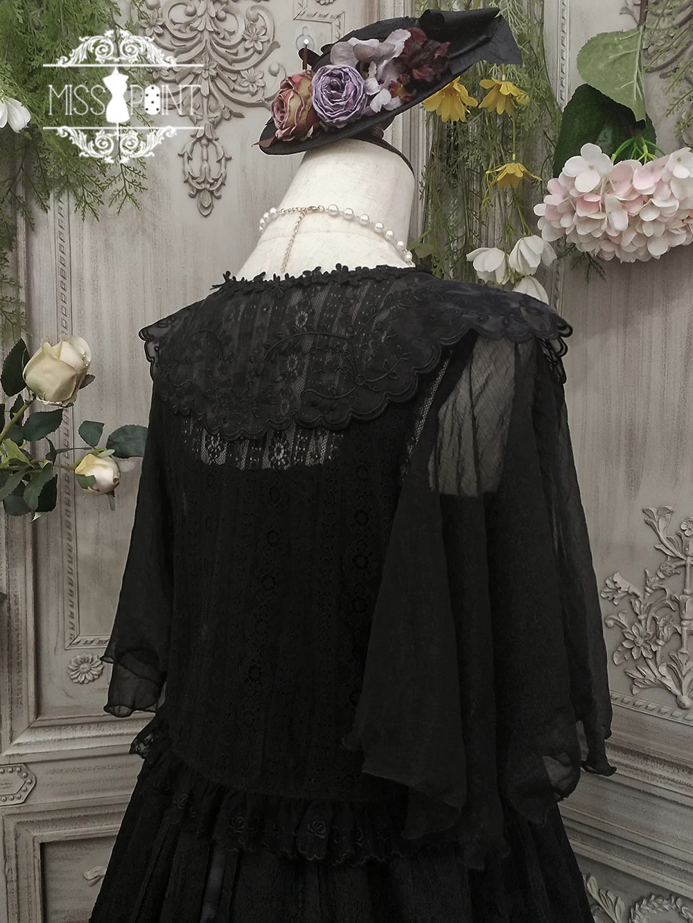 Woody Rose - Elegant Retro Lolita Blouse - Image 29