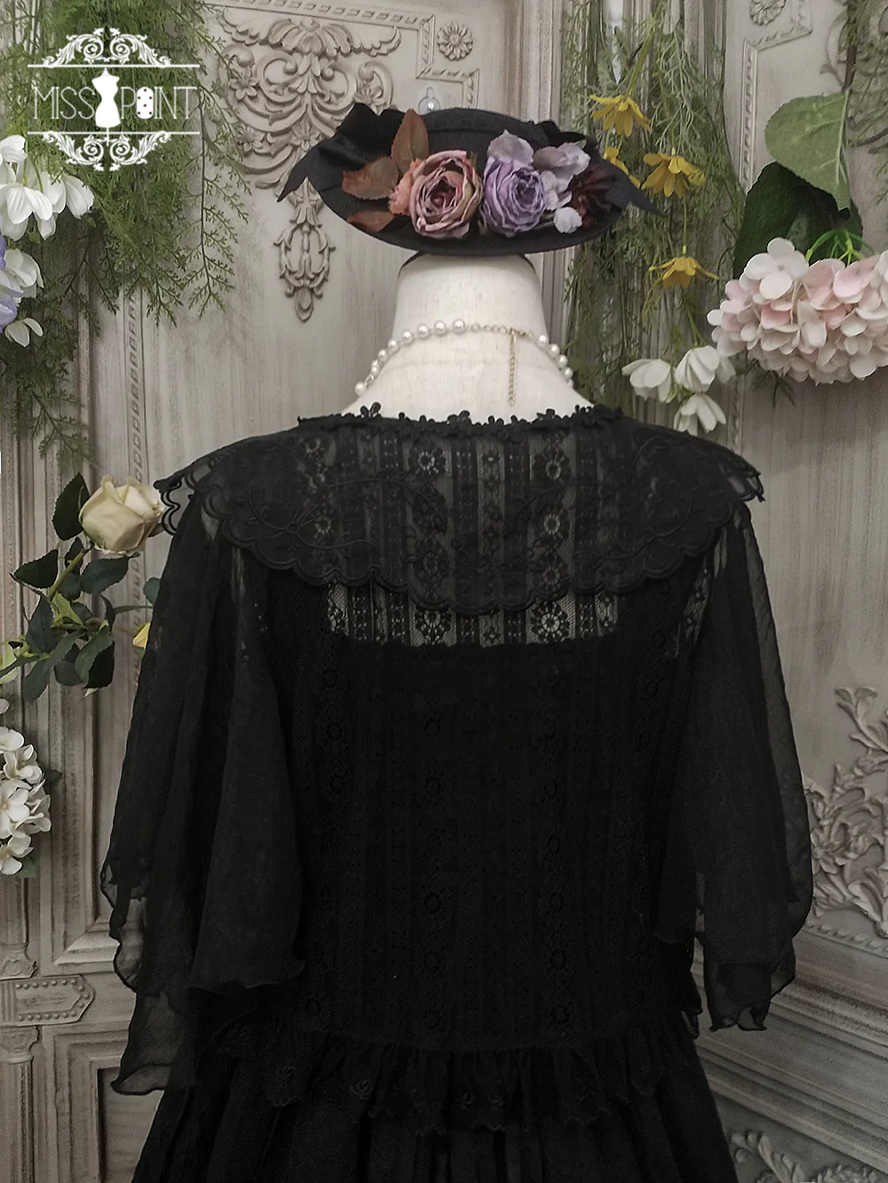 Woody Rose - Elegant Retro Lolita Blouse - Image 30