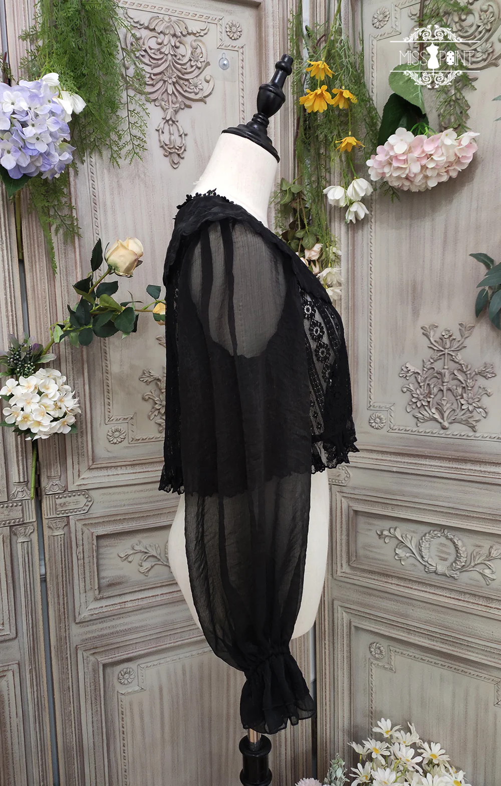 Woody Rose - Elegant Retro Lolita Blouse - Image 33
