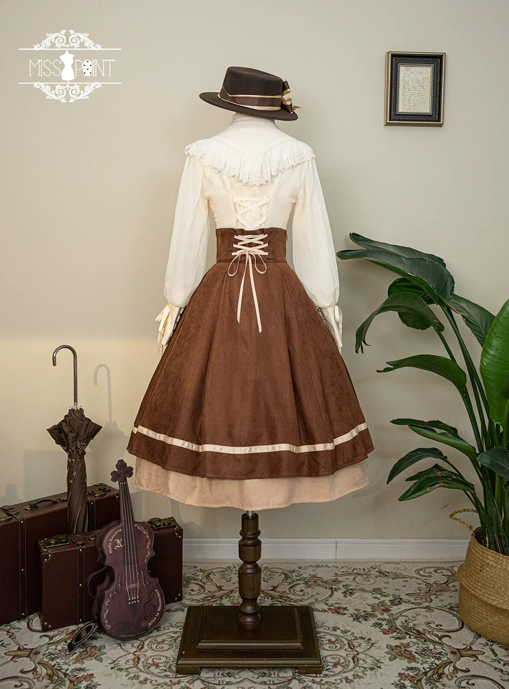 Golden Movement - Elegant Lolita Fishbone Skirt Customized - Image 51