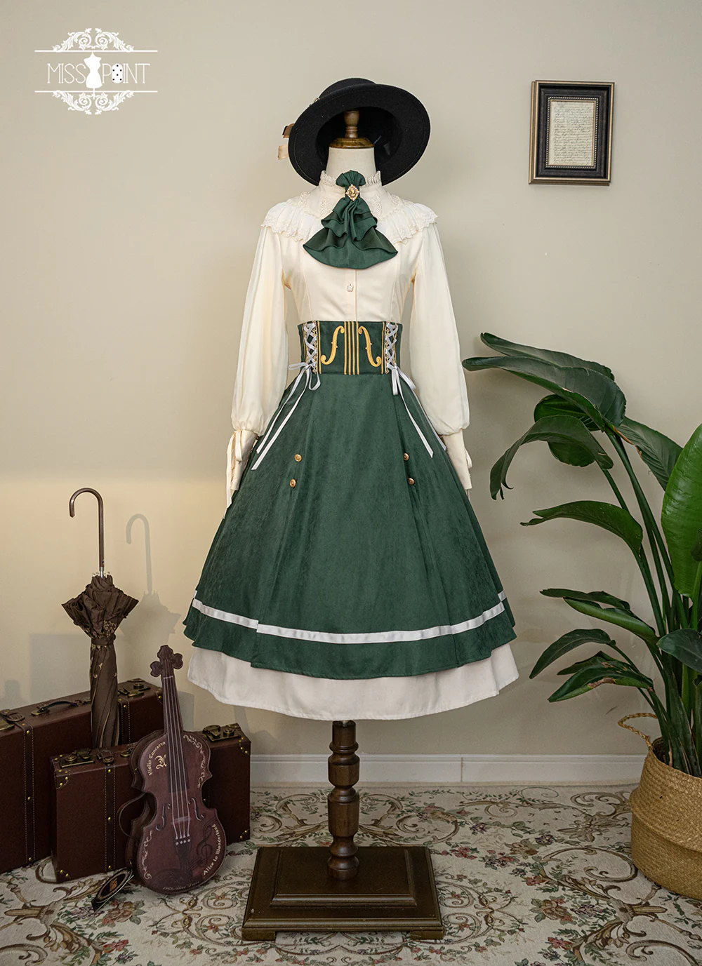 Golden Movement - Elegant Lolita Fishbone Skirt Customized - Image 66