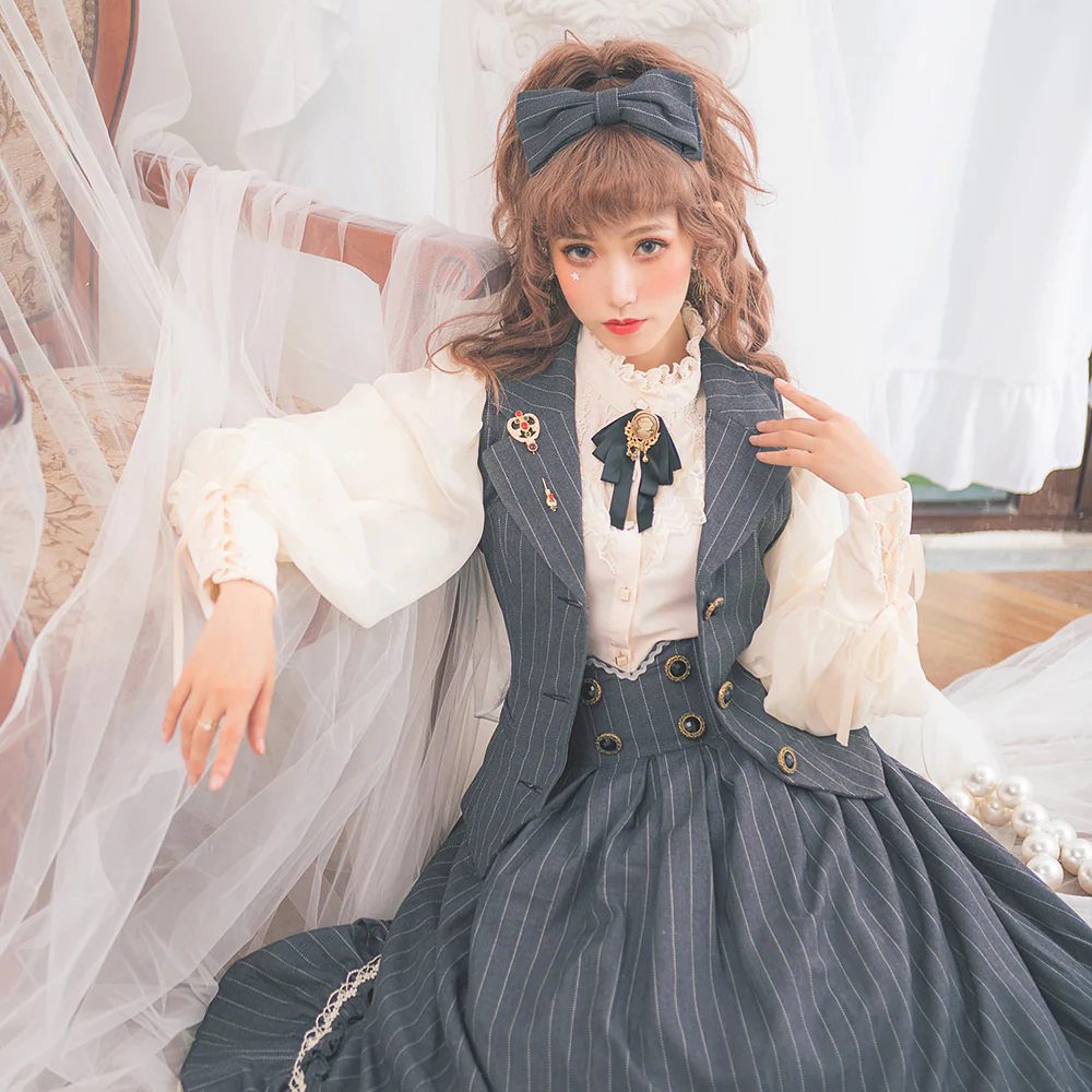 Rose Doll - Elegant Lolita Mutton Sleeve Blouse - Image 38