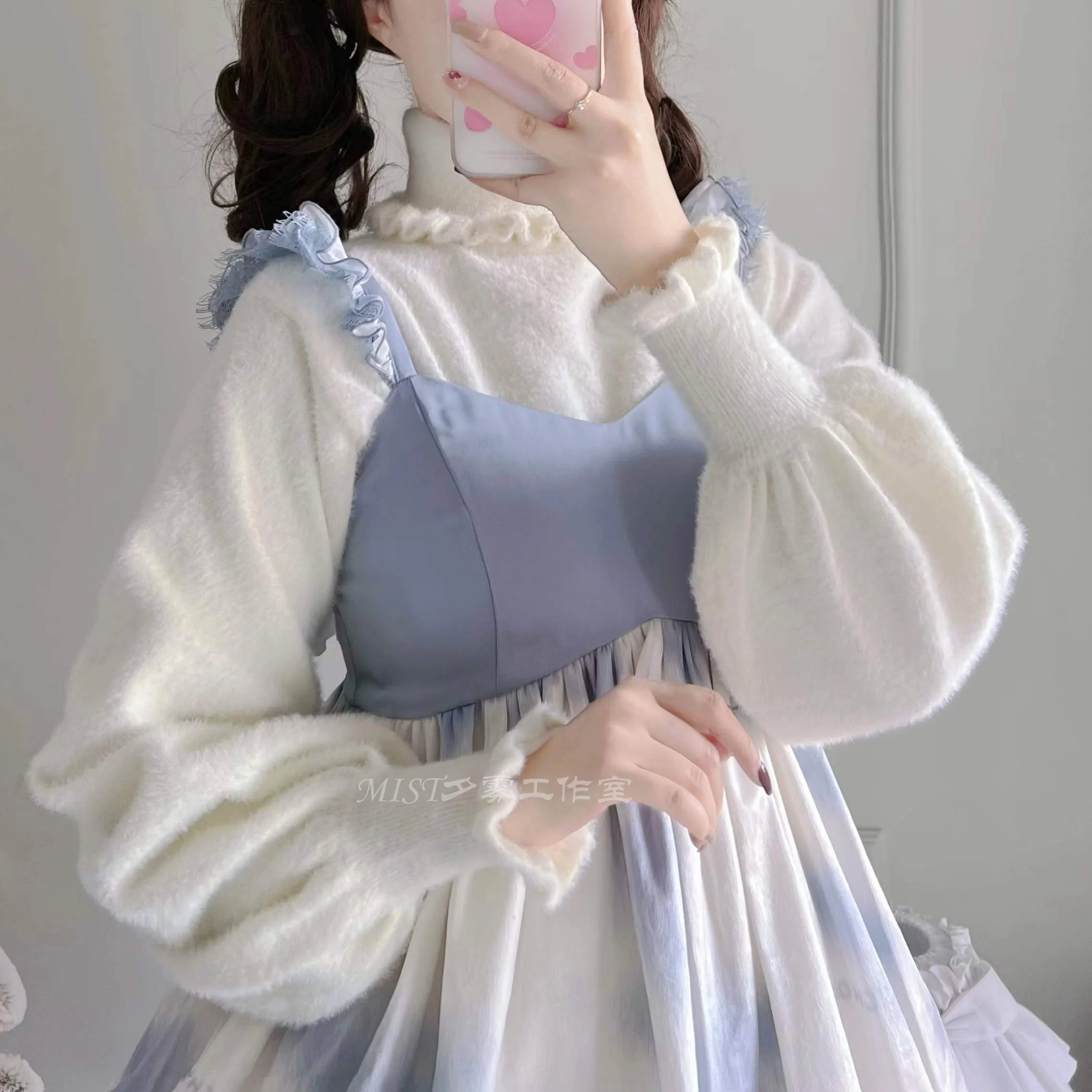 Kawai Lolita Warm Turtleneck Knitwear - Image 25