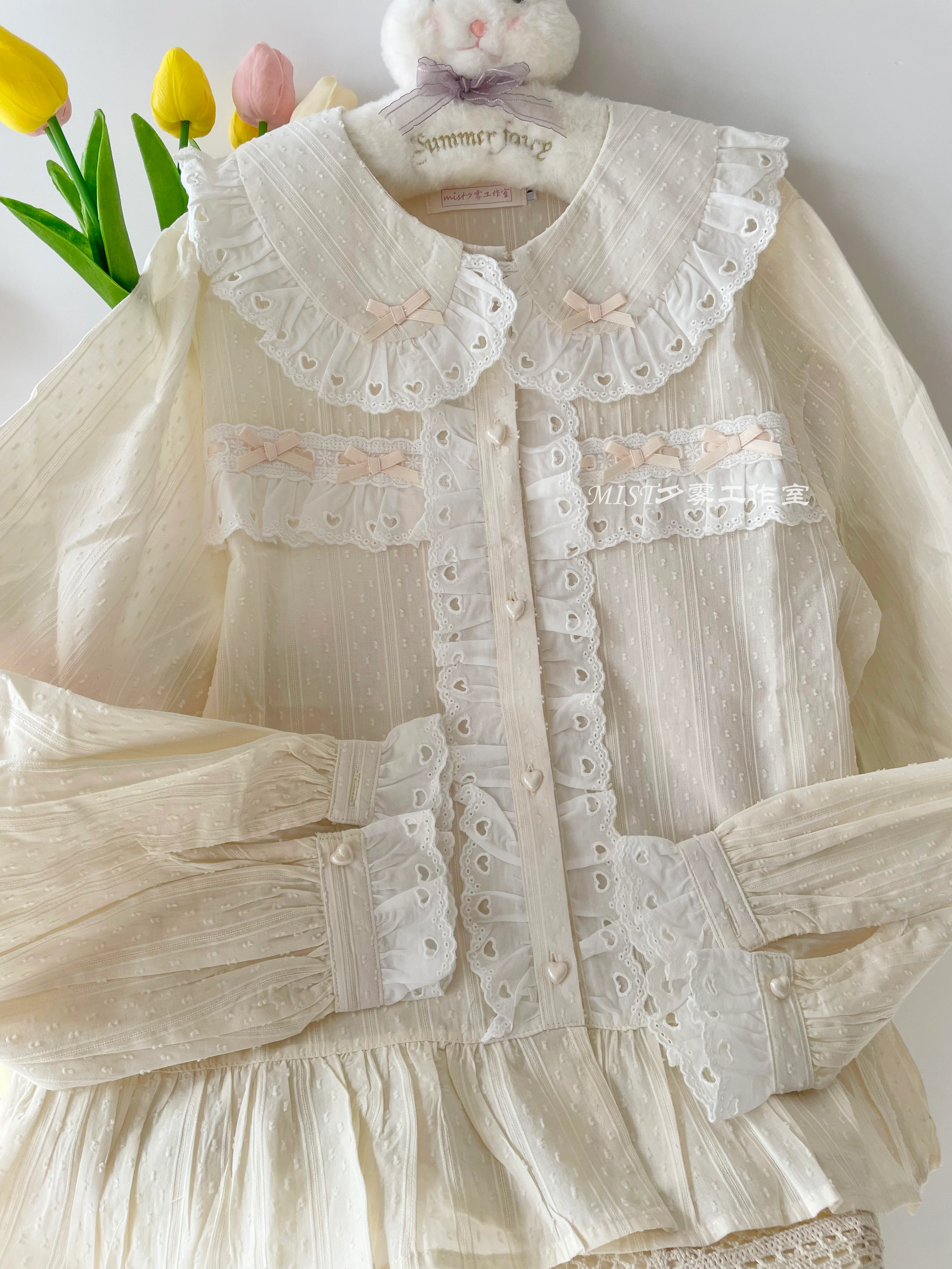 Sweet Lolita Blouse Doll Collar Multicolor - Image 3