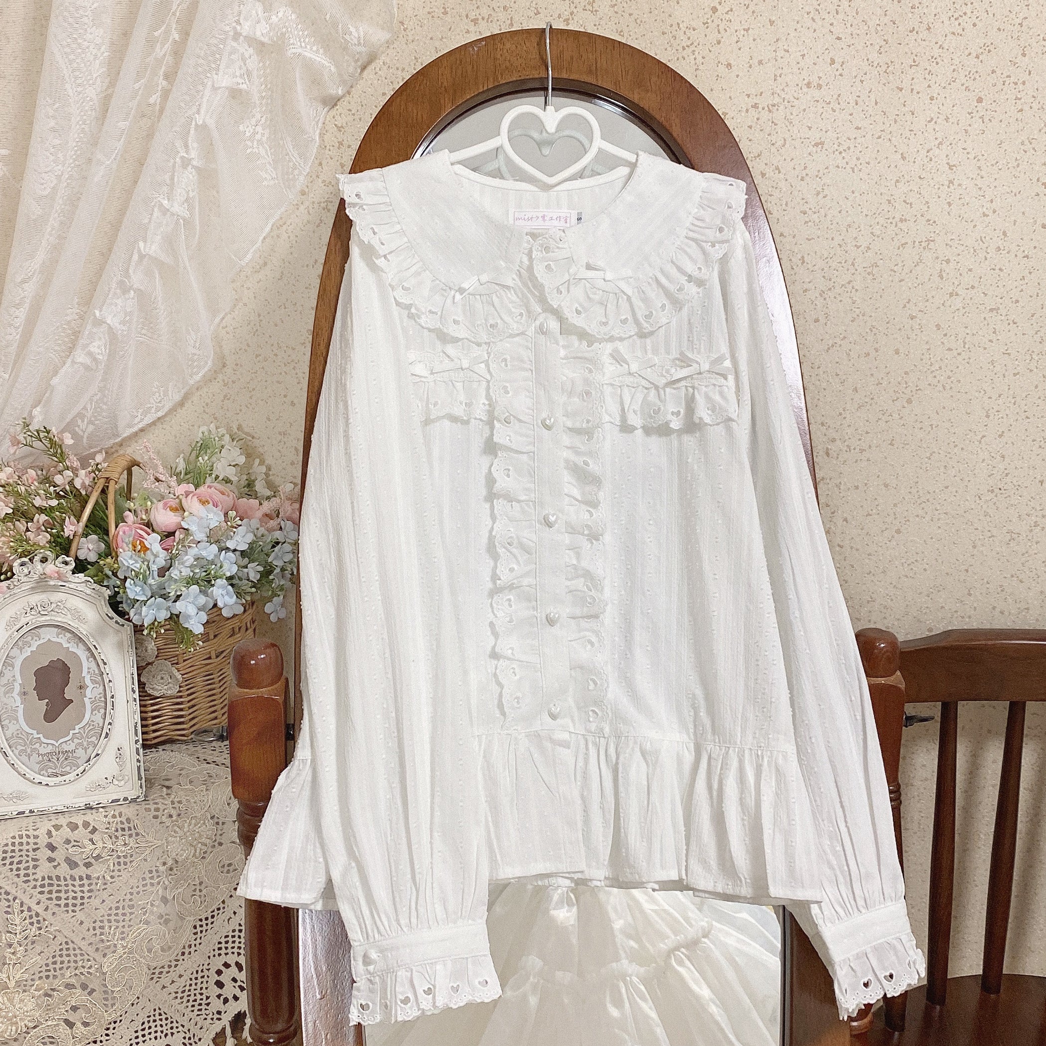 Sweet Lolita Blouse Doll Collar Multicolor - Image 6
