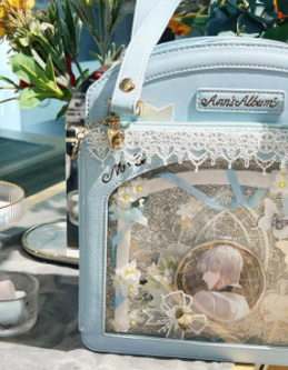 Morning Glory - Kawaii Lolita Checkered Itabag Multicolors - Image 29