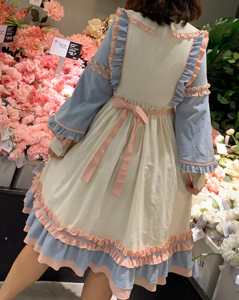 Plus Size Lolita Dress Oversized OP, Long Sleeve - Image 10