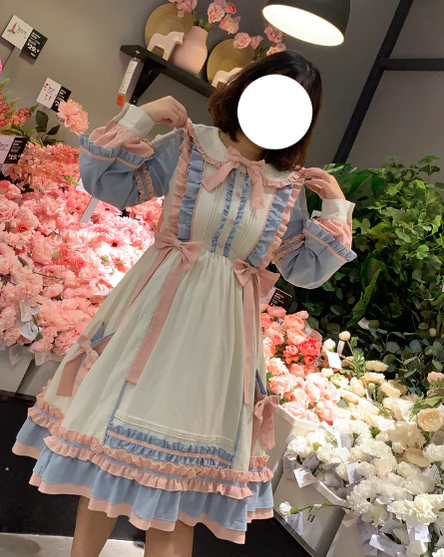 Plus Size Lolita Dress Oversized OP, Long Sleeve - Image 6