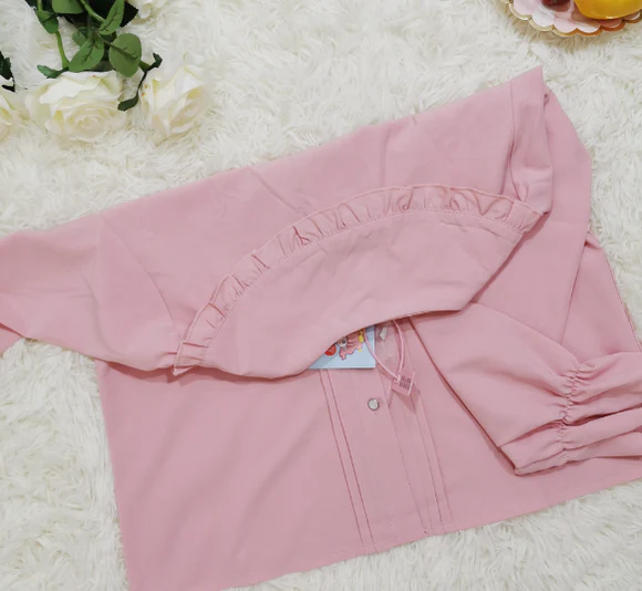 Plus Size Lolita Blouse Long Sleeve Shirt - Image 12