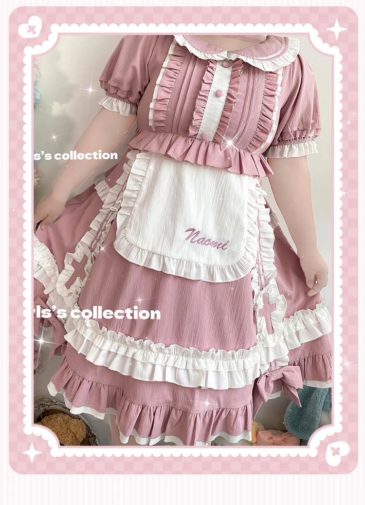 Plus Size Lolita Nurse Summer OP Dress - Image 10