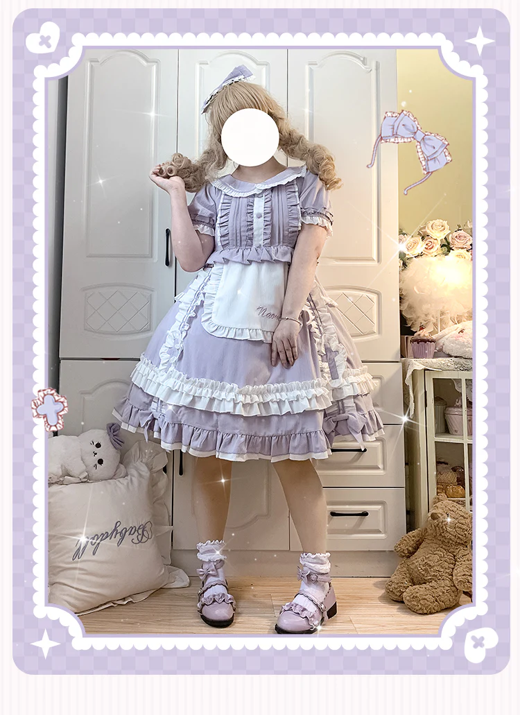Plus Size Lolita Nurse Summer OP Dress - Image 12
