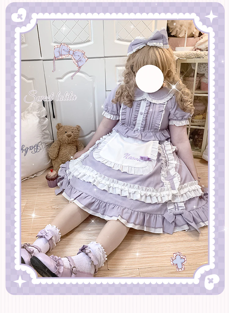 Plus Size Lolita Nurse Summer OP Dress - Image 14