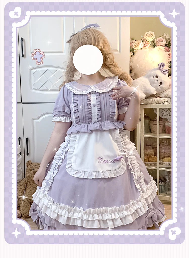 Plus Size Lolita Nurse Summer OP Dress - Image 15