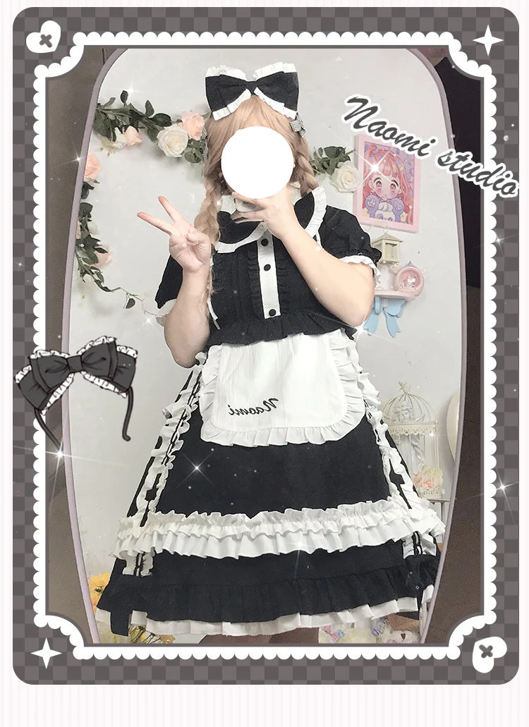 Plus Size Lolita Nurse Summer OP Dress - Image 19