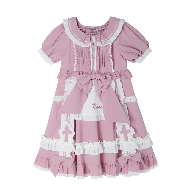 Plus Size Lolita Nurse Summer OP Dress - Image 5