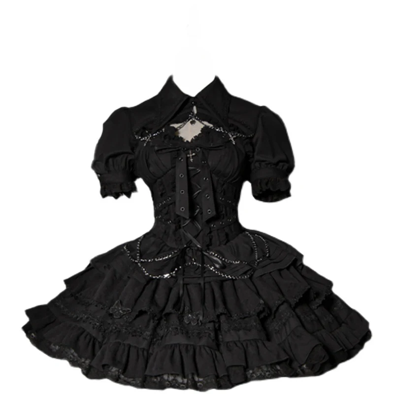 Contract Cross - Gothic Sweet Lolita Short Dress - Image 5