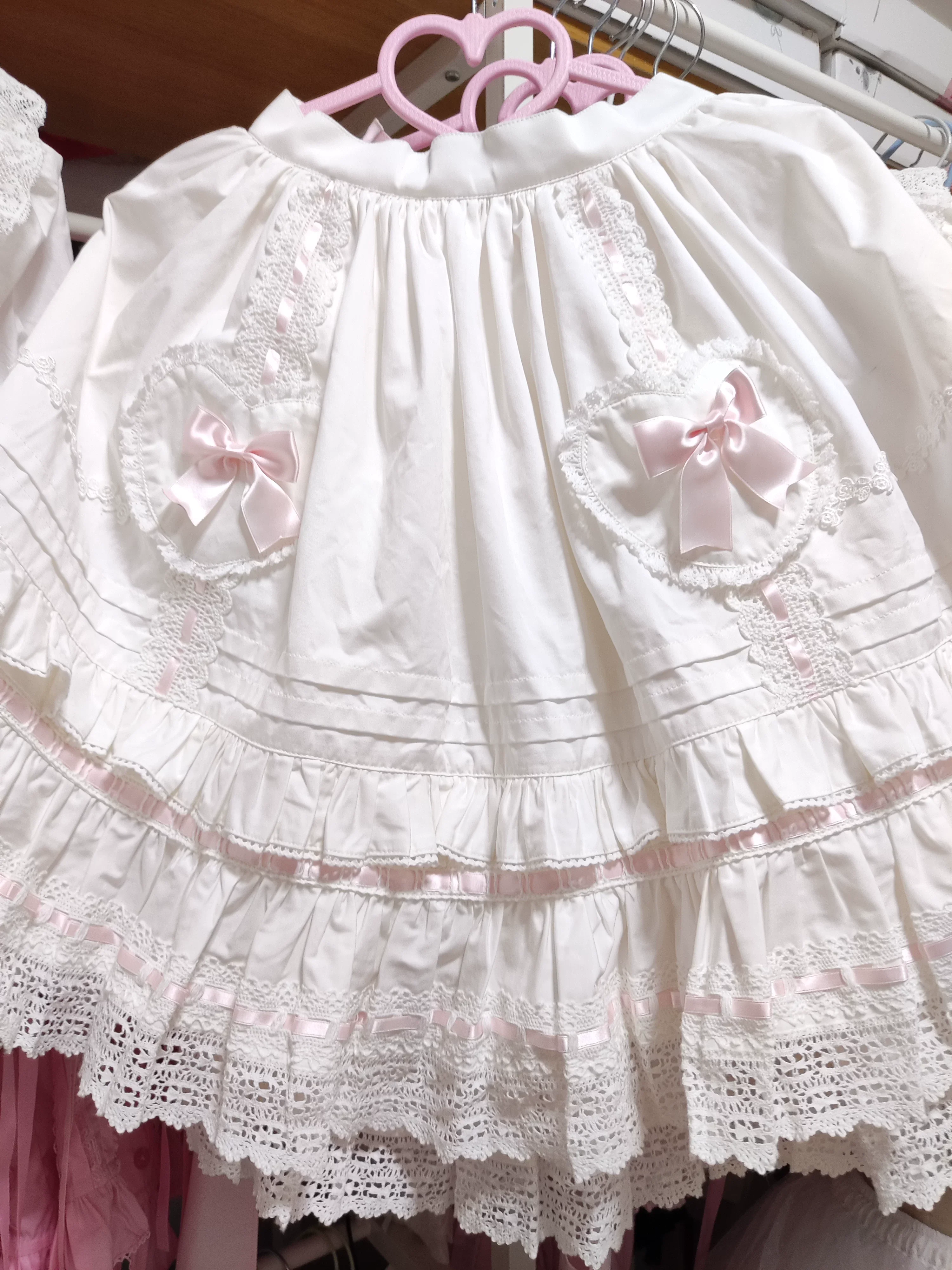 Bunny's Wish - Old School Lolita Coat, Flounce Hem Skirt - Image 21