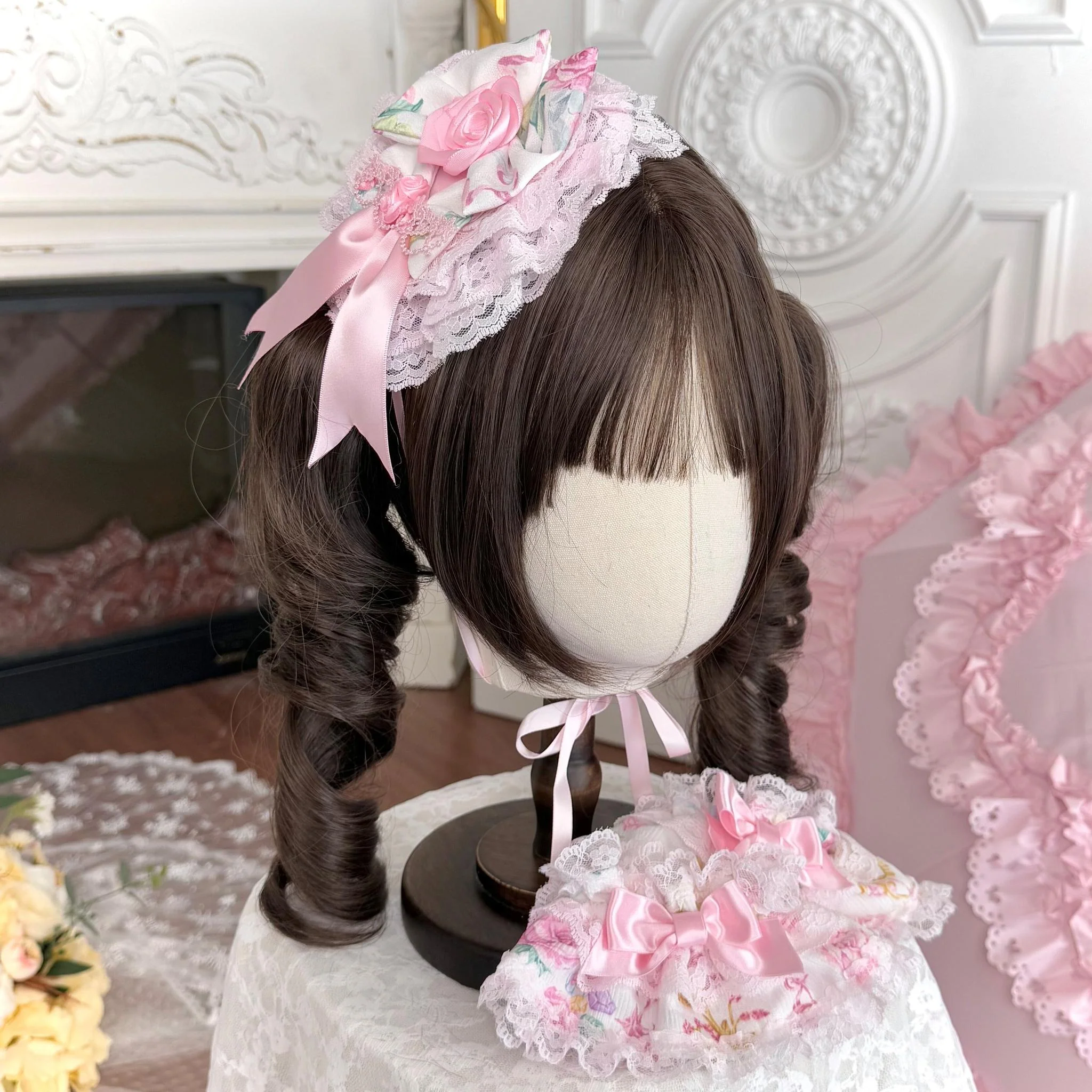 Spring 2025 - Old School Lolita Floral Print JSK Dress, Doll-Like OP - Image 25