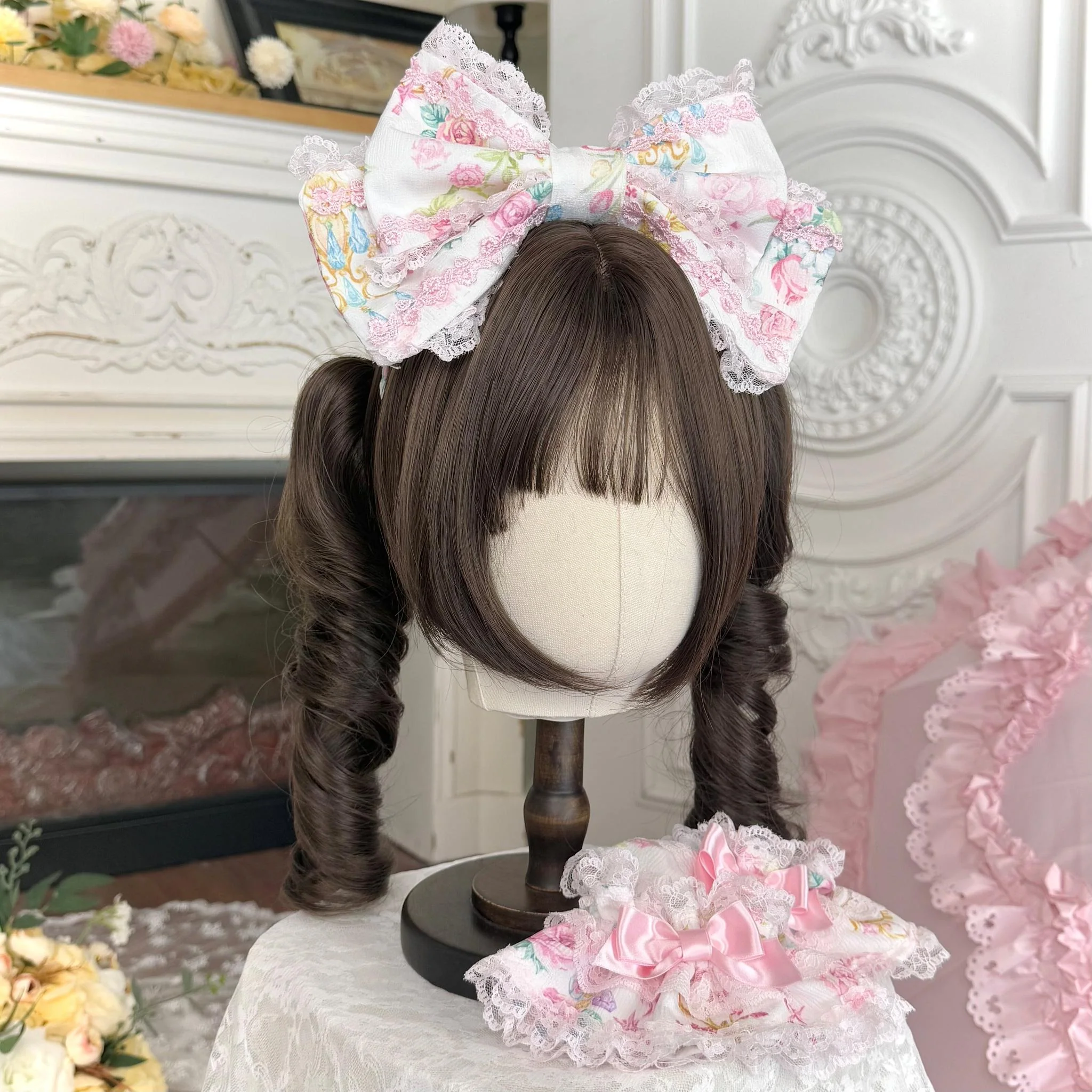 Spring 2025 - Old School Lolita Floral Print JSK Dress, Doll-Like OP - Image 26