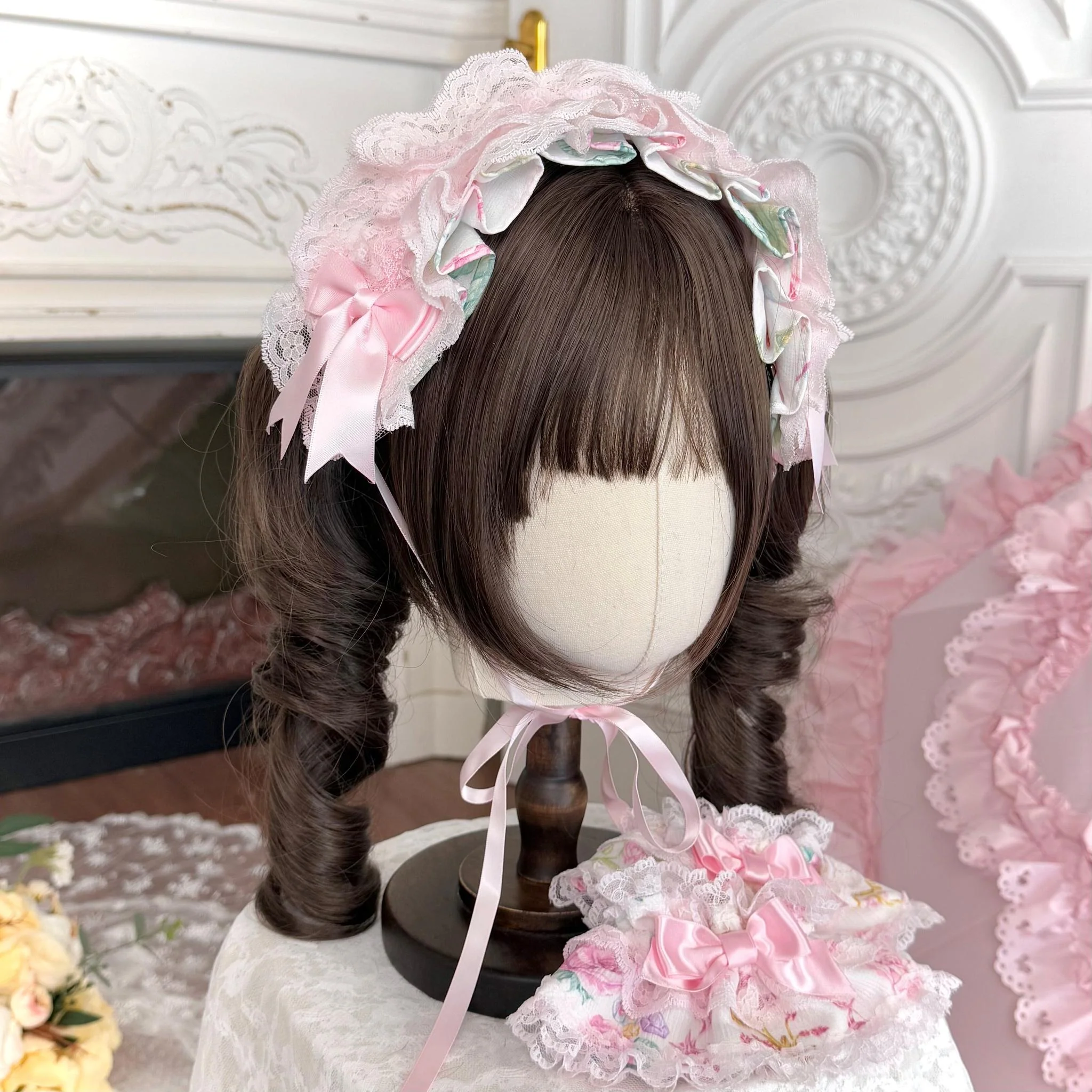 Spring 2025 - Old School Lolita Floral Print JSK Dress, Doll-Like OP - Image 28