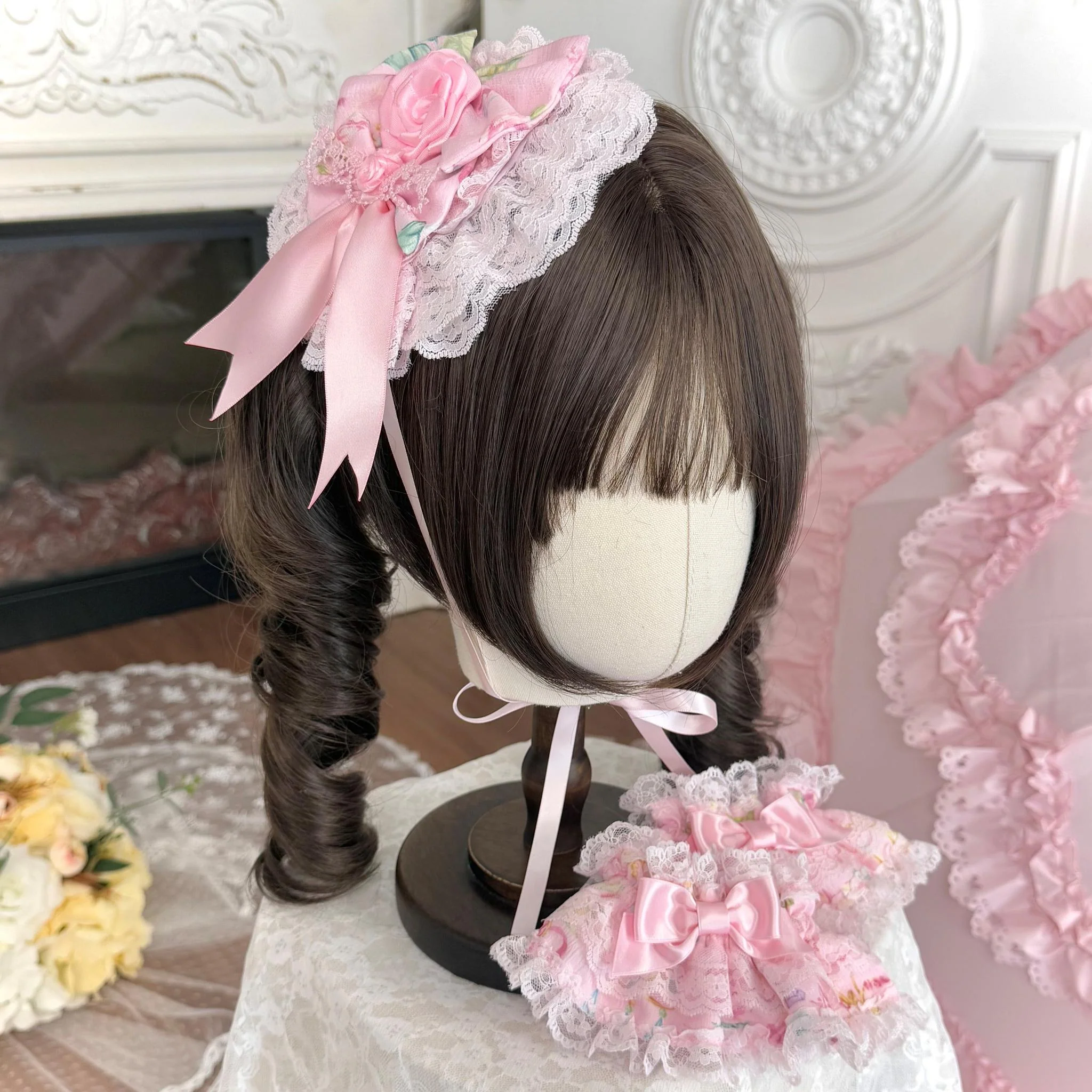 Spring 2025 - Old School Lolita Floral Print JSK Dress, Doll-Like OP - Image 29
