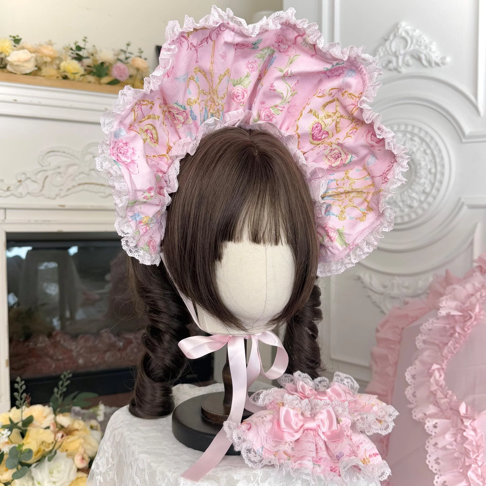 Spring 2025 - Old School Lolita Floral Print JSK Dress, Doll-Like OP - Image 32