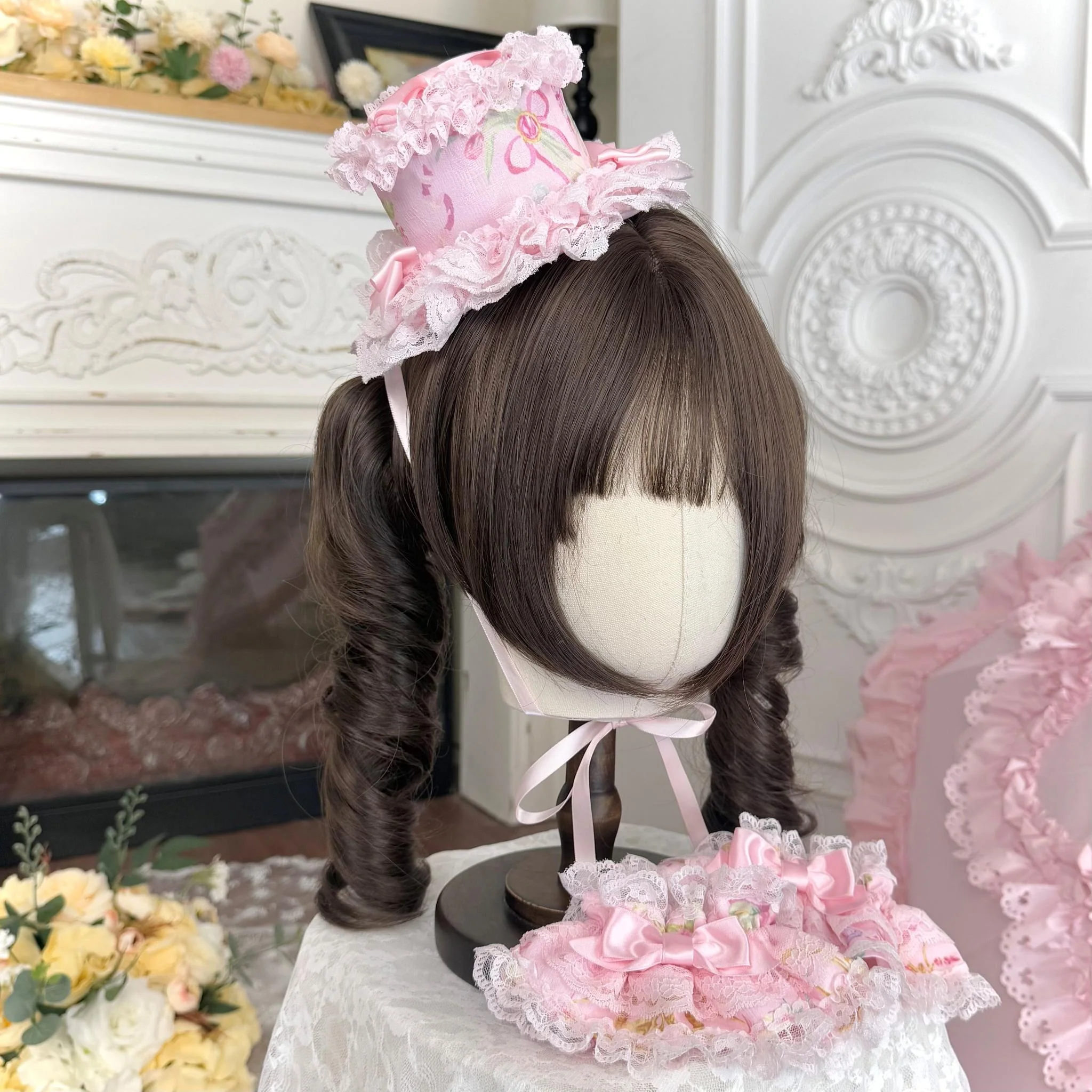 Spring 2025 - Old School Lolita Floral Print JSK Dress, Doll-Like OP - Image 33