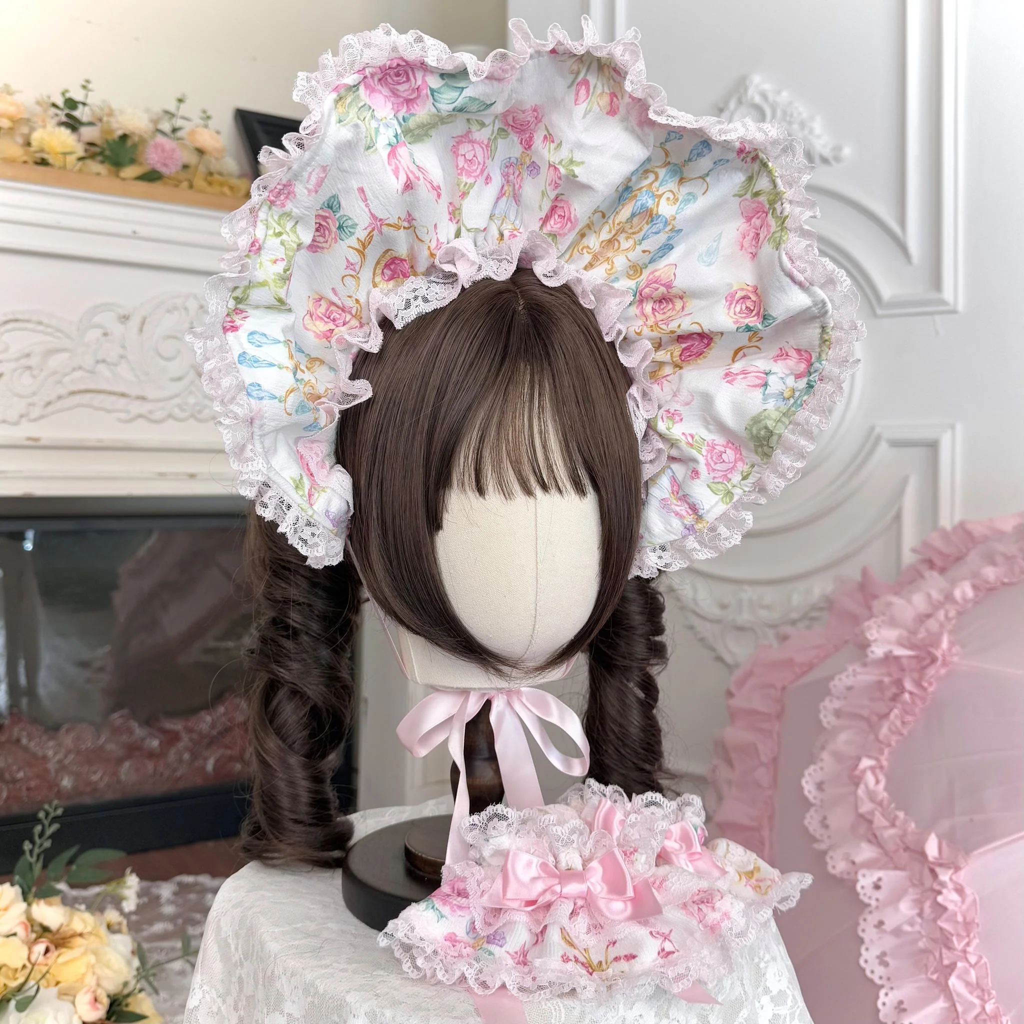 Spring 2025 - Old School Lolita Floral Print JSK Dress, Doll-Like OP - Image 34