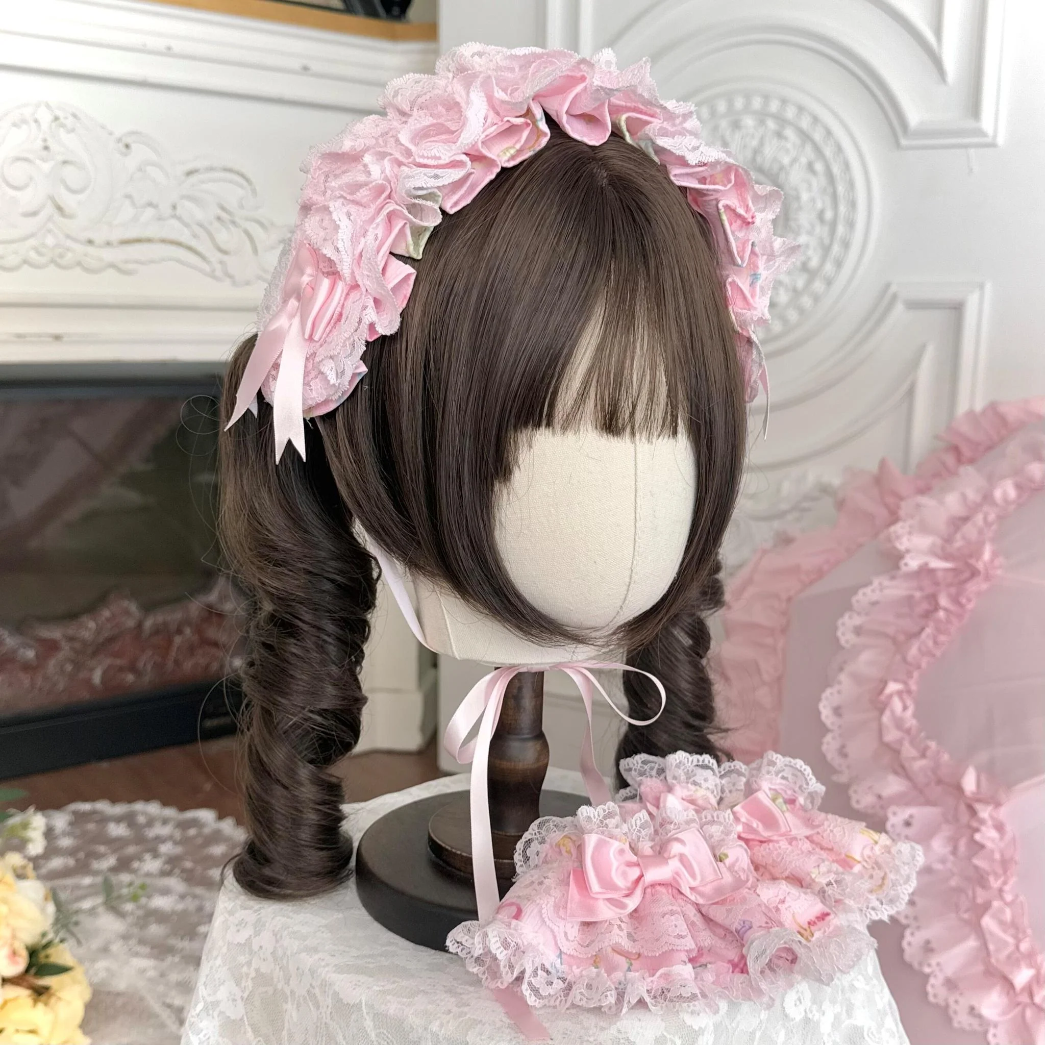 Spring 2025 - Old School Lolita Floral Print JSK Dress, Doll-Like OP - Image 38