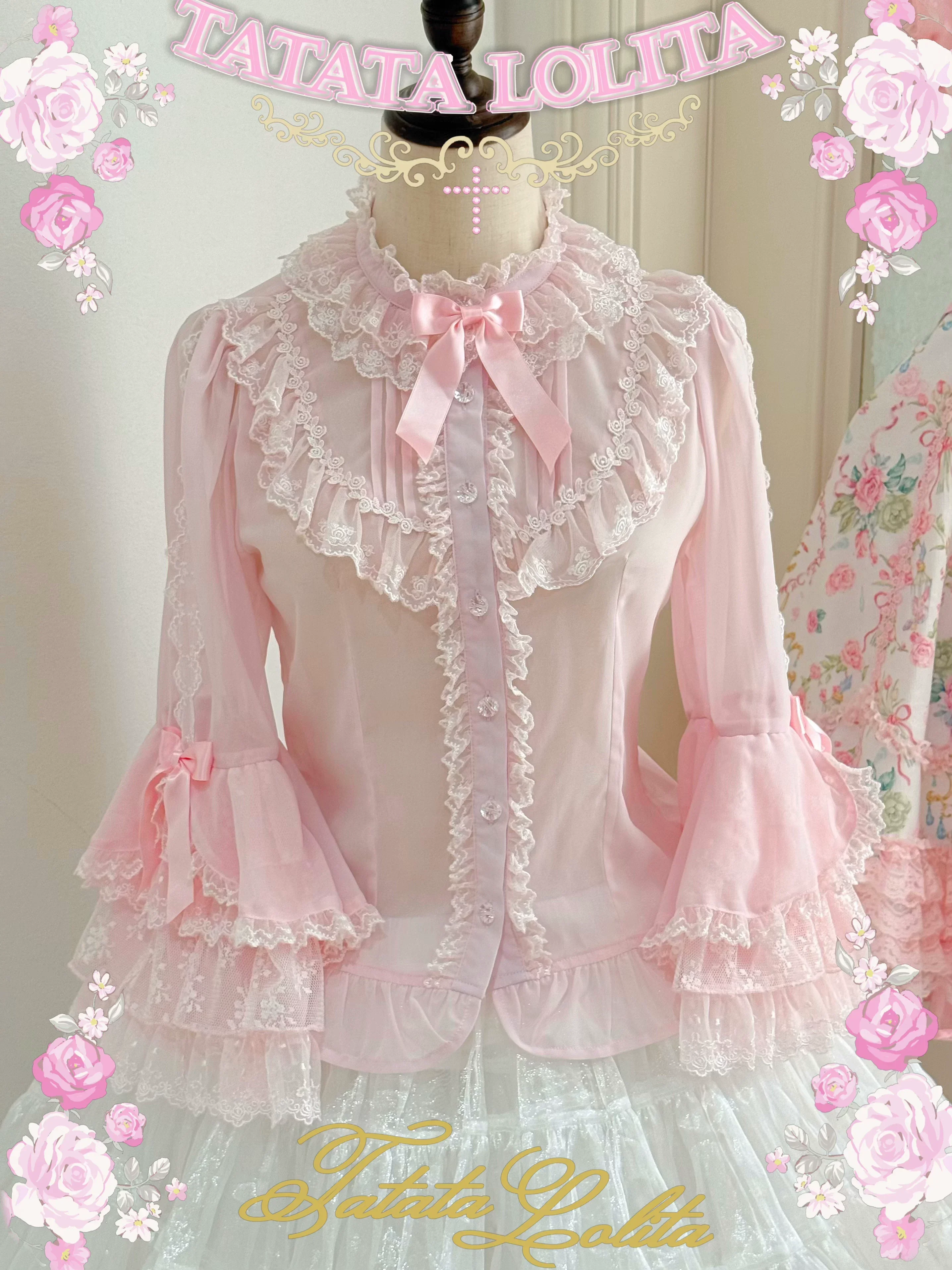 Summer 2026 - Old School Lolita Floral Printed JSK Dress with Ribbon Bows - Image 15