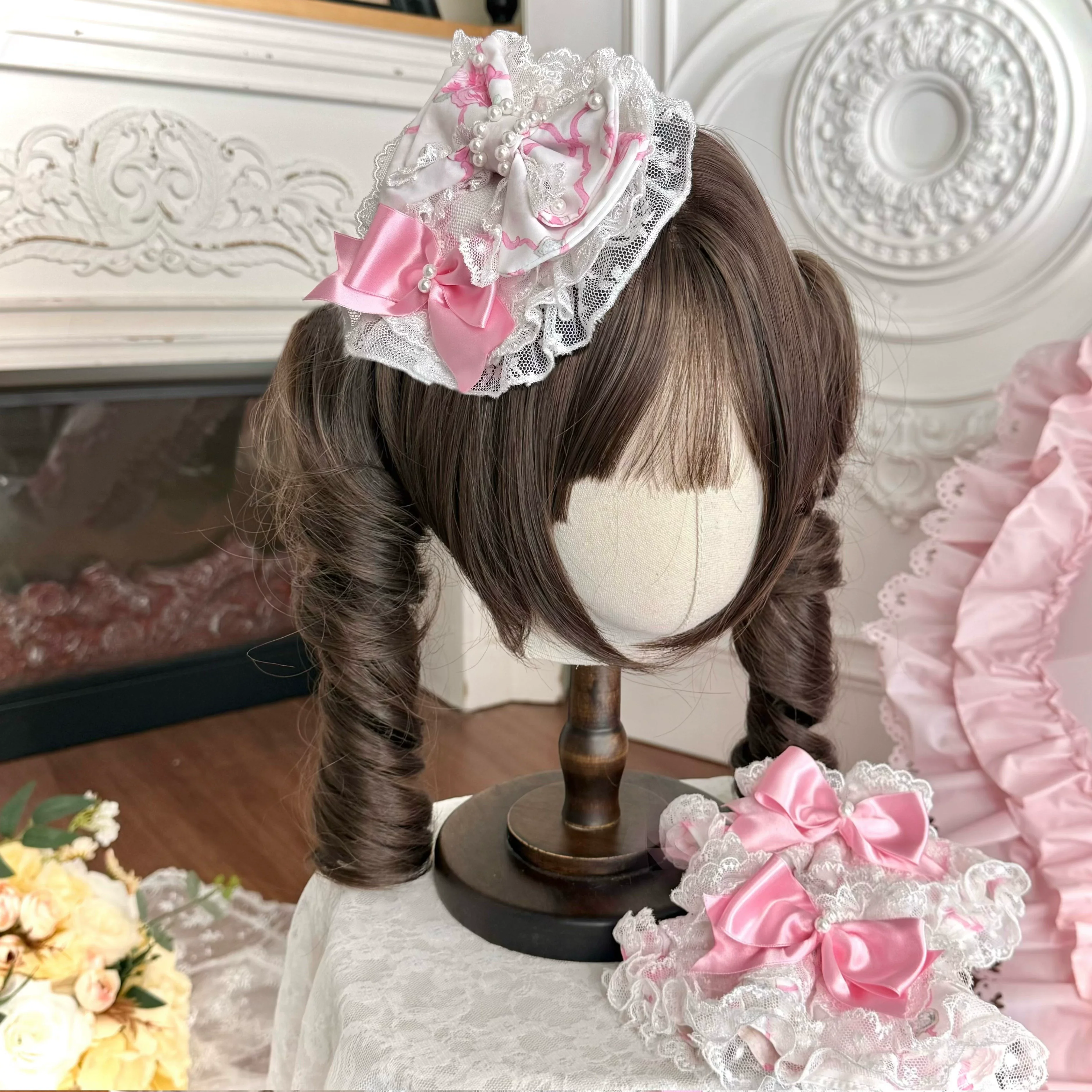 Summer 2026 - Old School Lolita Floral Printed JSK Dress with Ribbon Bows - Image 23